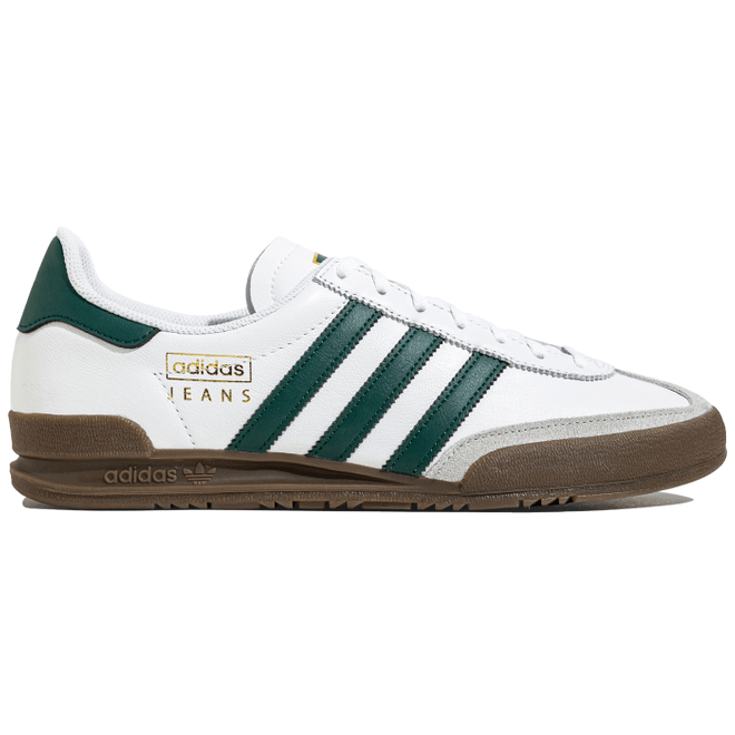 adidas Jeans White Collegiate Green Gum