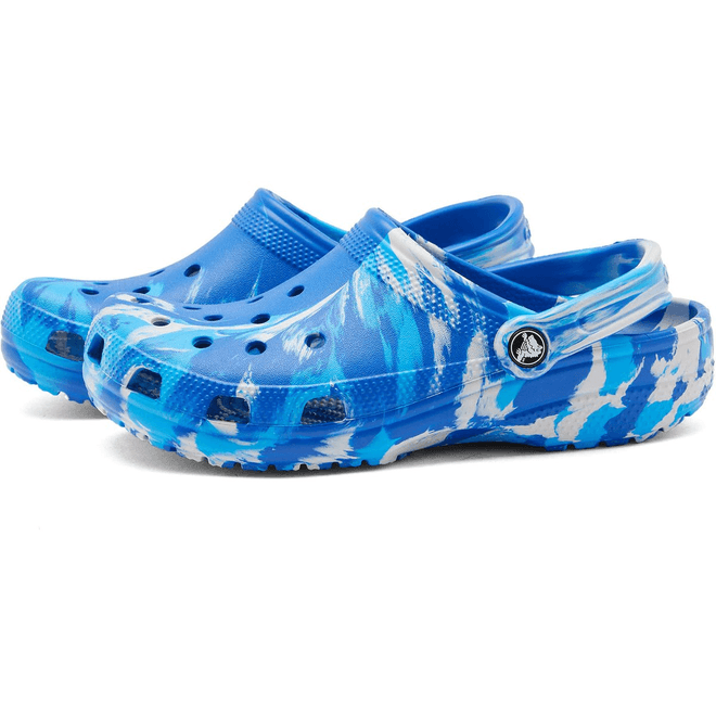 Crocs Classic Marbled Clog Blue Bolt