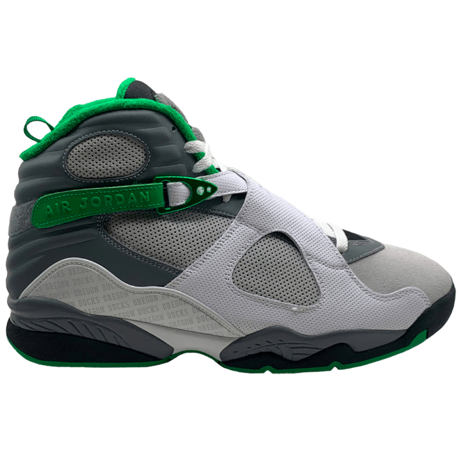 Air Jordan 8 Retro University of Oregon PE Pure Platinum