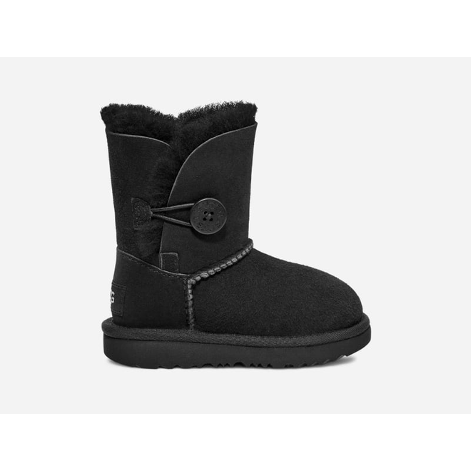 UGG Short Bailey Button II Boot Kids Black 1017400T-BLK