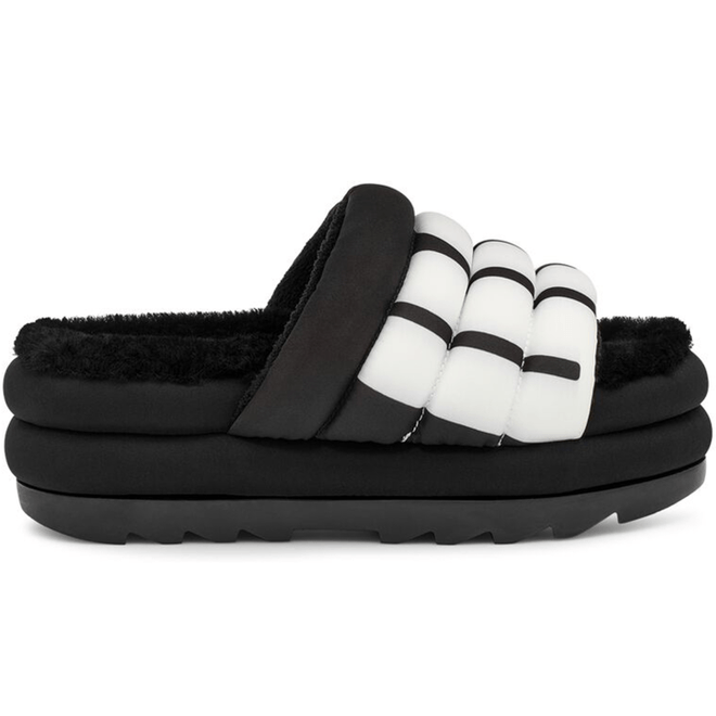 UGG Puft Logo Slide Women Black