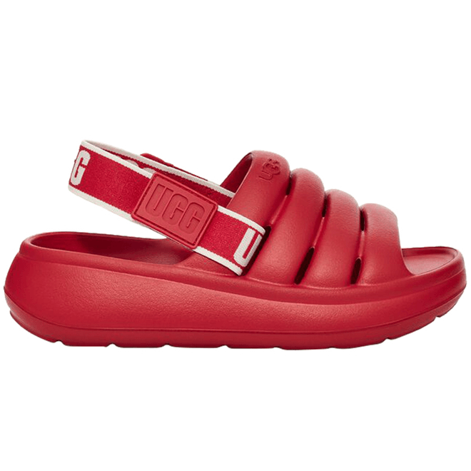 UGG Sport Yeah Slide Kids Red 1129050K-SBR