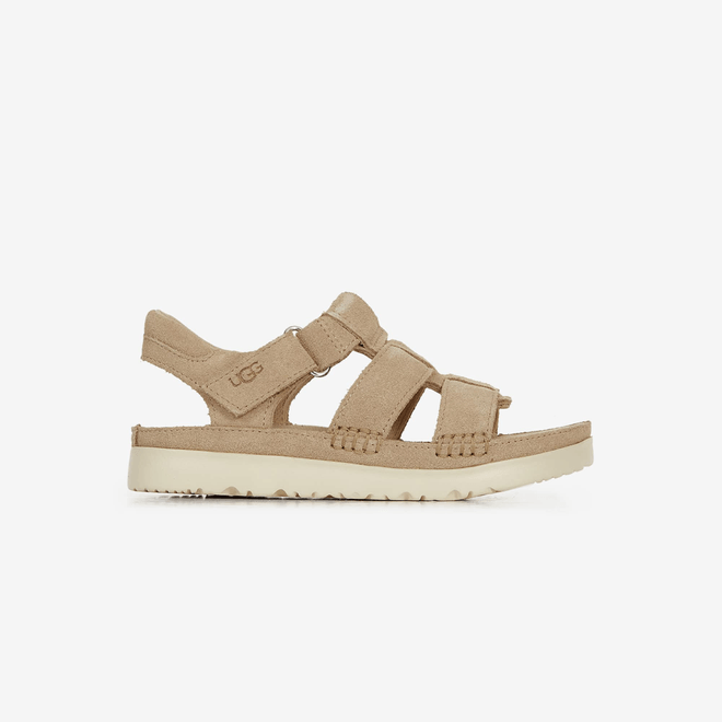 UGG Goldenstar Strap Sandal Kids White