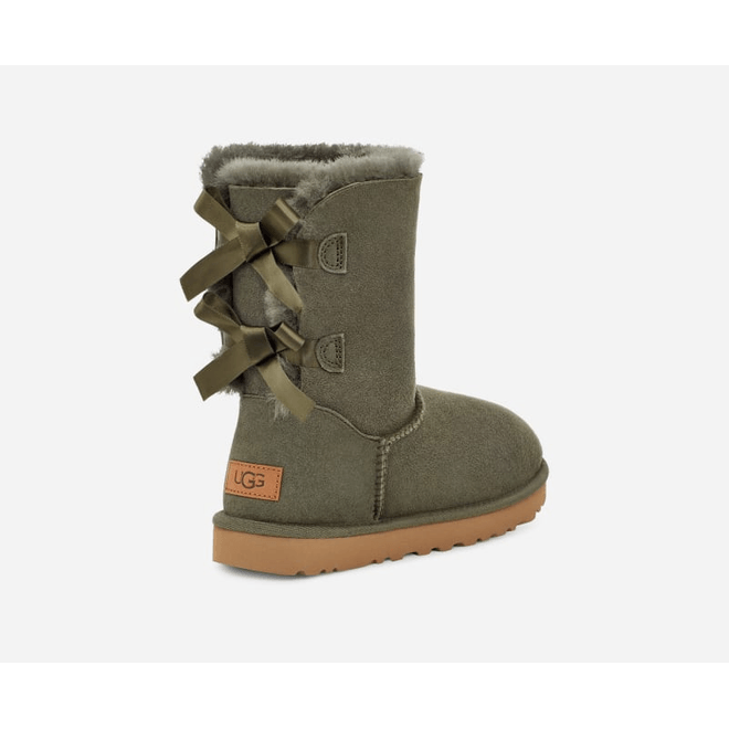 UGG Bailey BowII Calf Boots Women Green 1016225-FRSN