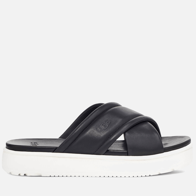 UGG Women's Zayne Crossband Leather Flatform Sandals