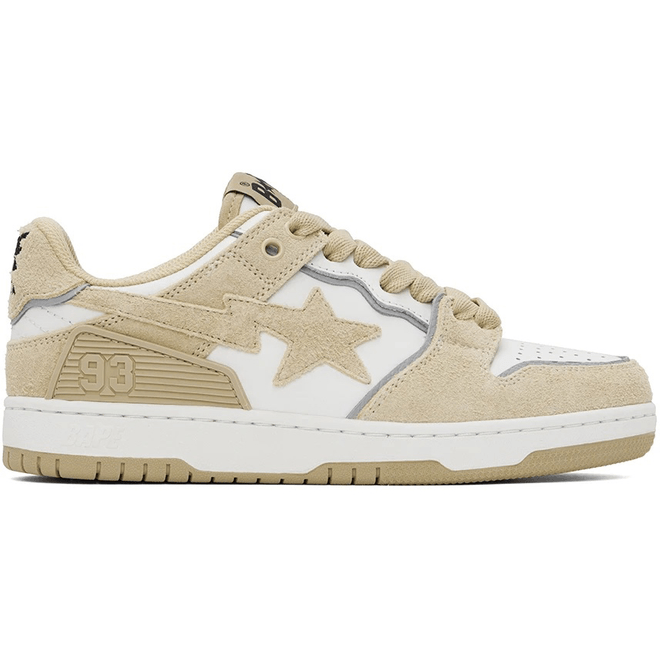 A Bathing Ape Bape SK8 Sta Beige Suede