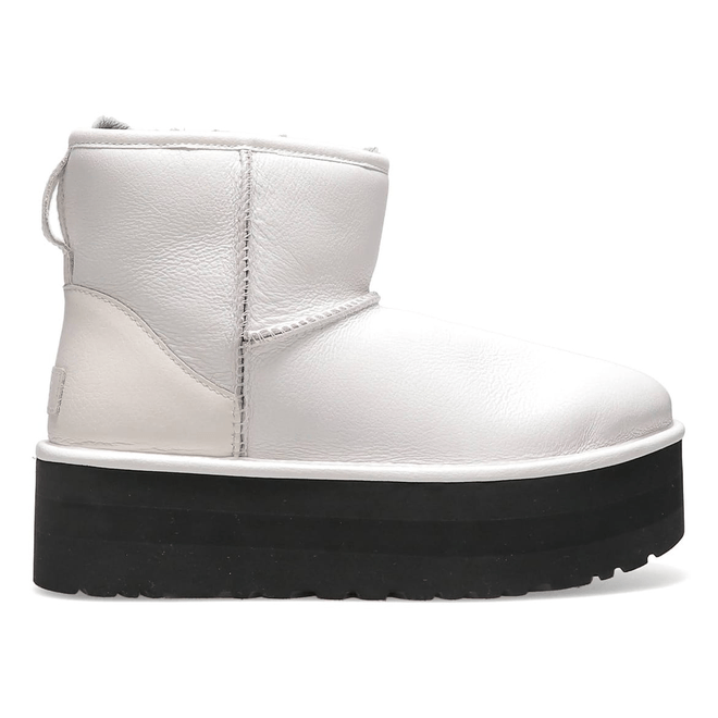 UGG Classic Mini Platform Matte Boot Ultra Matte White (Women's) 1130611-UMWH