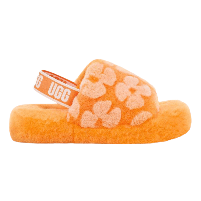 UGG Fluff Yeah Poppy Slide California Poppy (Kids)