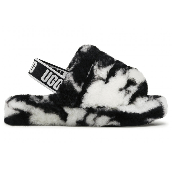 UGG Fluff Yeah Slide Black (Kids)