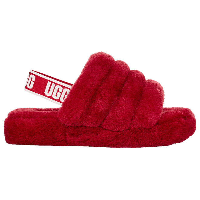 UGG Fluff Yeah Slide Ribbon Red (Kids)