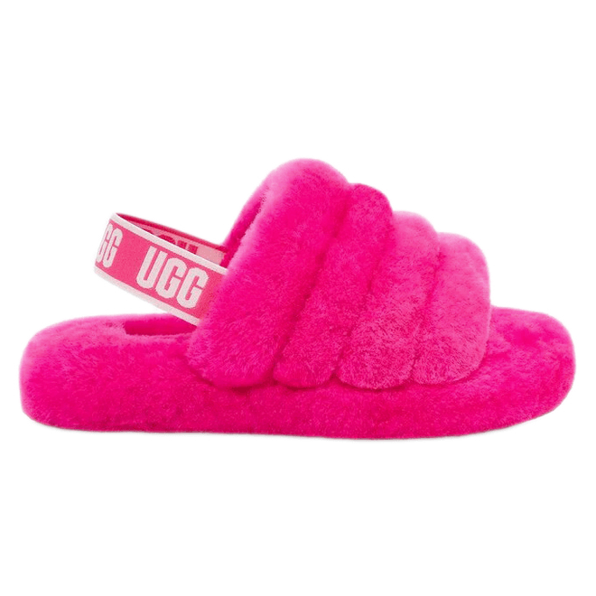 UGG Fluff Yeah Slide Rock Rose (Kids) 1098494K-RCR