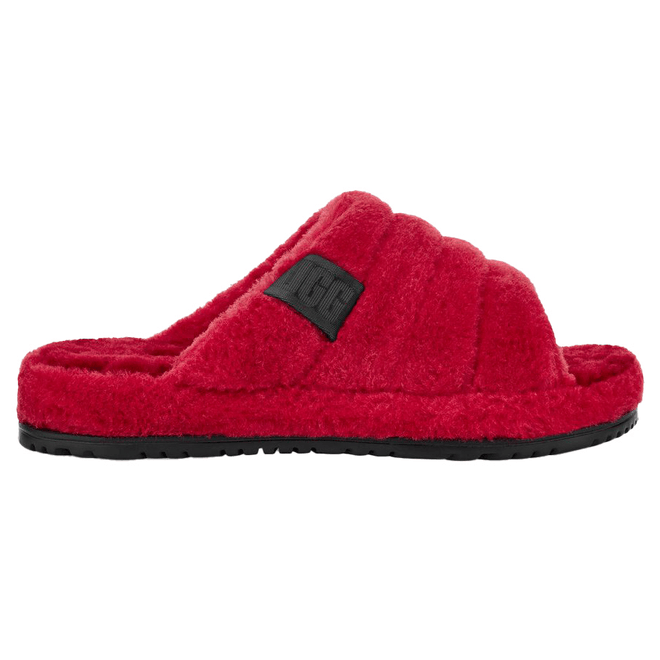 UGG Fluff You Slide Samba Red