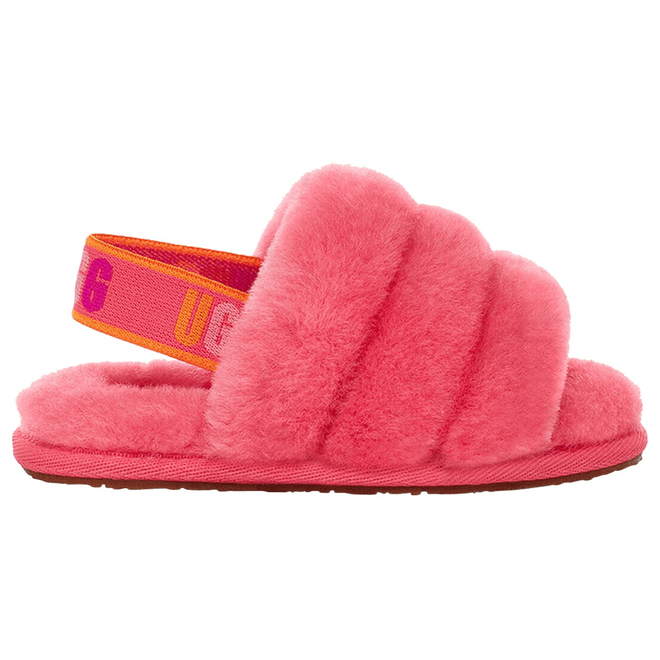 UGG Fluff Yeah Slide Strawberry Sorbet Multi Color (Toddler) 1117462T-SSMLT