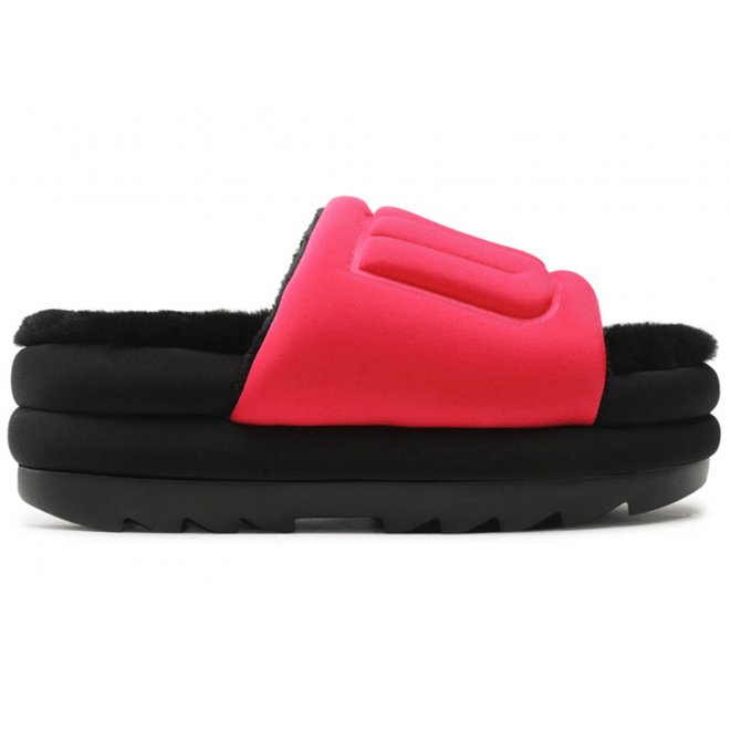 UGG Maxi Graphic Slide Radish Black (Women's)