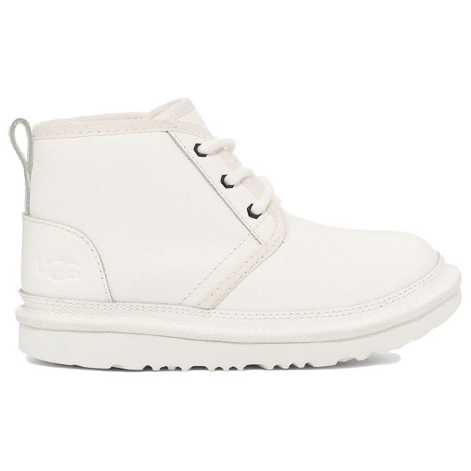 UGG Neumel II Leather Boot White Leather (Kids) 1136847K-WWLT