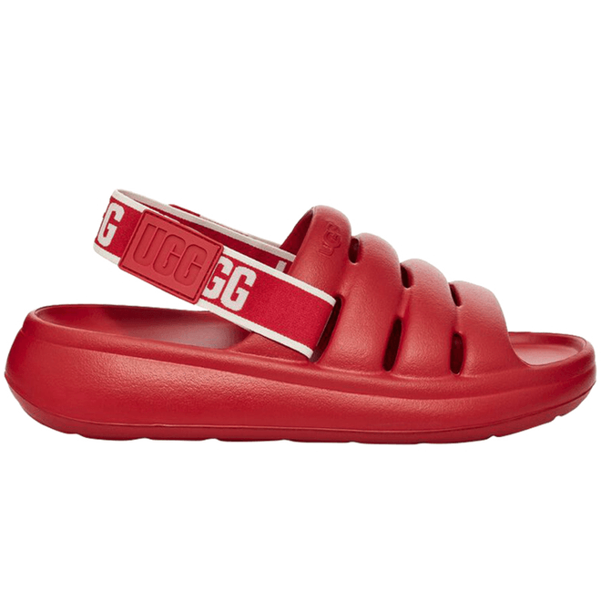 UGG Sport Yeah Slide Samba Red (Women's) 1126811-SBR