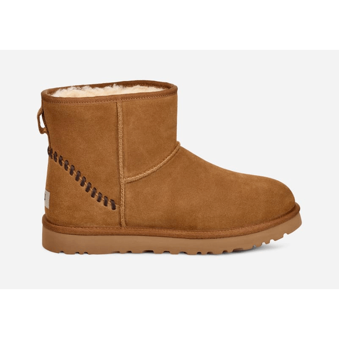 UGG Classic Mini Deco Suede Boot Men Brown 1109952-CHE