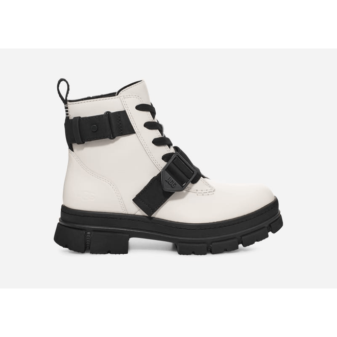 UGG Ashton Lace Up Boot Women White 1133892-WHT