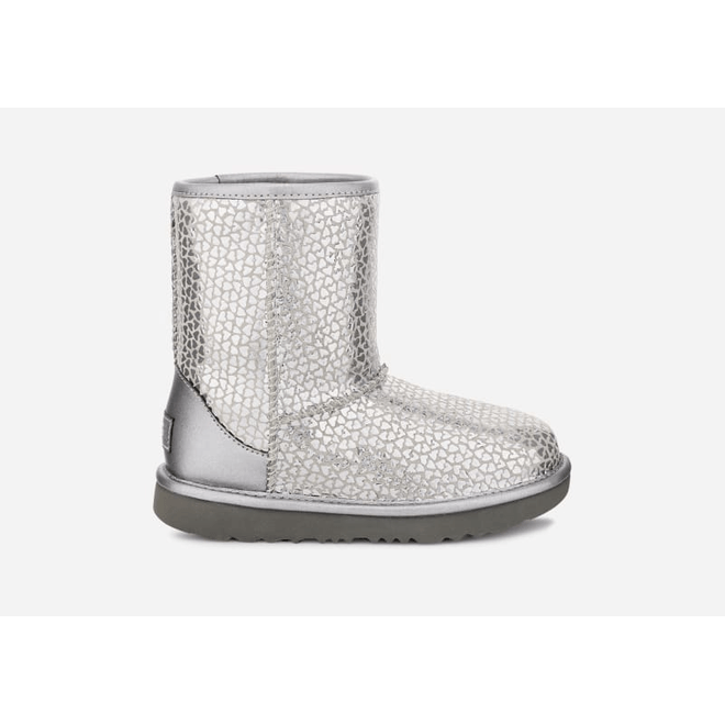 UGG Classic II Gel Hearts Boot Grey 1151613K-SLVR