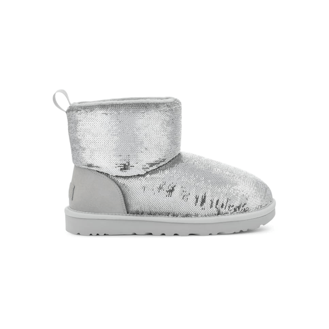 UGG Classic Mini Boot Mirror Ball Silver (Women's)