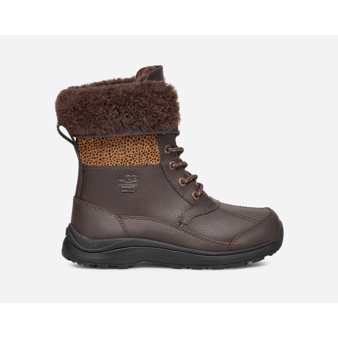 UGG Zaylee Micro Cheetah Boot Darker Brown