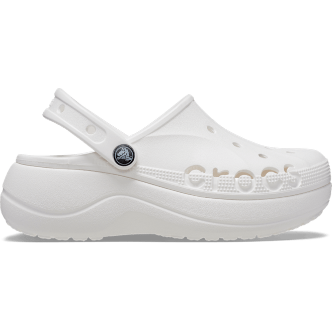 Crocs Baya Platform ClogsWhite 