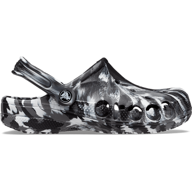 Crocs Baya Marbled ClogsBlack / White 