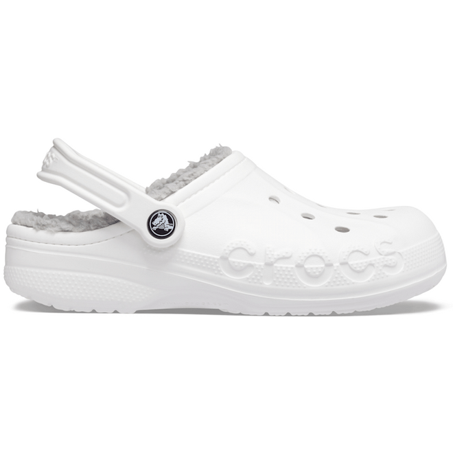 Crocs Baya Lined ClogsWhite / Light Grey  205969-11H