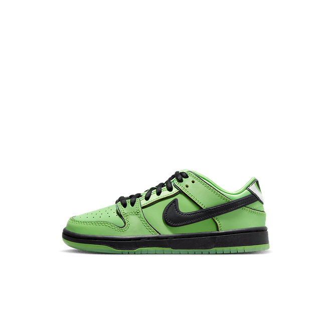 Nike SB x The Powerpuff Dunk Low Girls PS Buttercup FZ8832-300