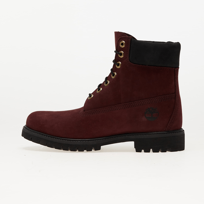 Timberland 6 Inch Lace Up Waterproof Boot Burgundy