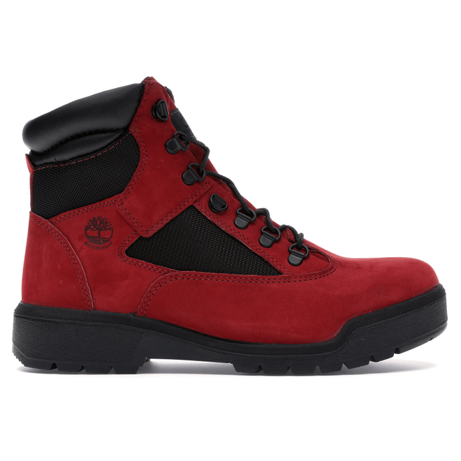 Timberland 6" Field Boot Red Black