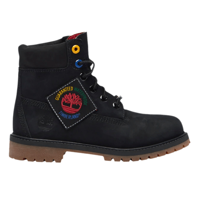 Timberland 6" Premium Boot Black Patch (GS) TB0A2A75-001