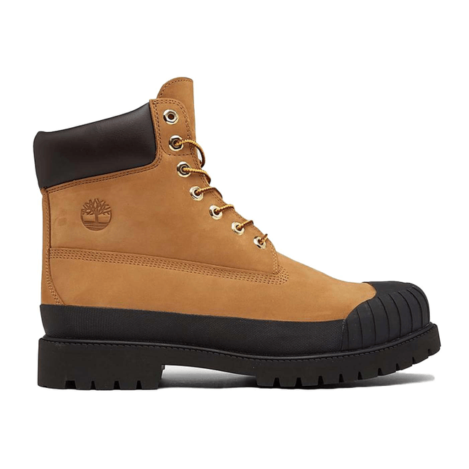 Timberland 6" Premium Boot Rubber Toe Wheat Black