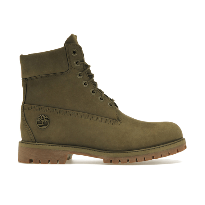 Timberland 6" Heritage Premium Waterproof Boot Olive Nubuck TB0A624Q-327