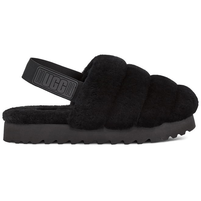 UGG Super Fluff Slipper Black (Women's) 1121751-BLK