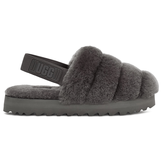 UGG Super Fluff Slipper Charcoal (Women's) 1121751-CHRC