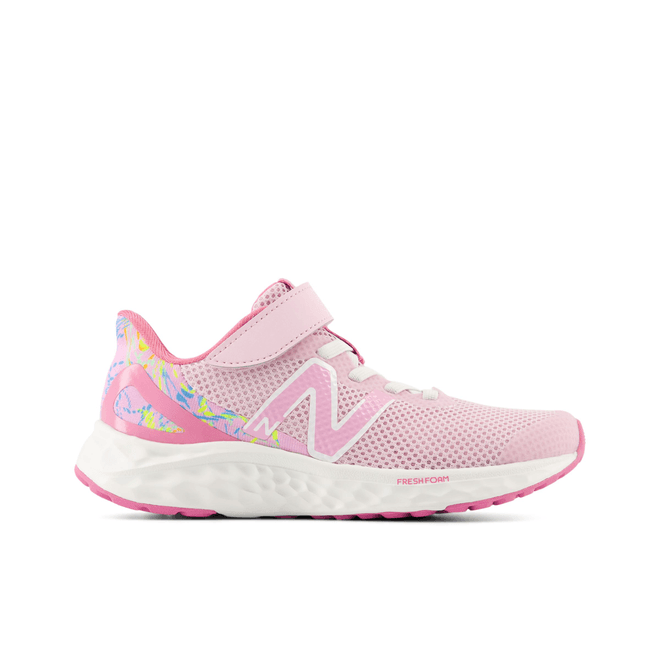 New Balance Fresh Foam Arishi v4 Bungee Lace with Top Strap  Pink PAARIPK4