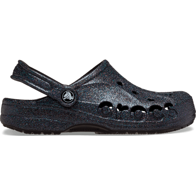 Crocs Unisex Baya Glitter Clogs Black  205925-001