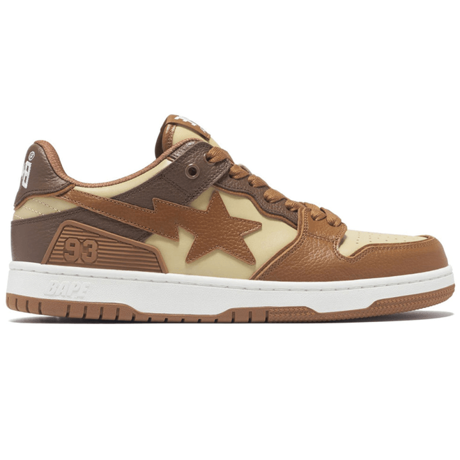 A Bathing Ape Sk8 Sta #5 Brown Beige 1J80-191-059-BRW/1J80-291-059-BRW/001FWJ801059I-BRW