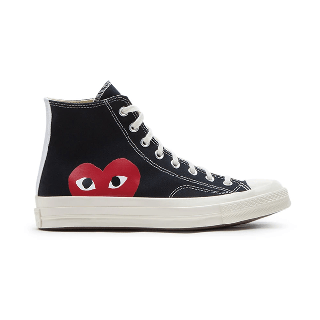 Converse Comme des Garçons PLAY x Chuck 70 High 'Black' 2023  A08791C