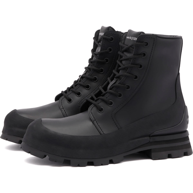 Alexander McQueen Men's Stack Boot Black