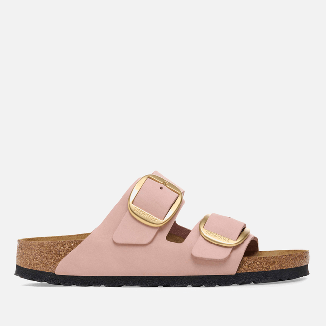 Birkenstock Arizona Big Buckle Slim Fit Nubuck Double Strap Pink