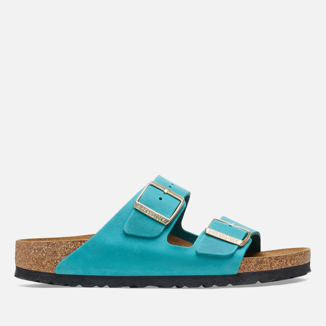 Birkenstock Women's Arizona Slim Fit Oiled Leather Double Strap Sandals