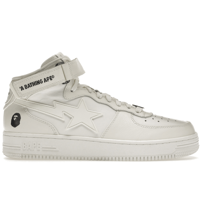 A Bathing Ape Bape Sta Mid White