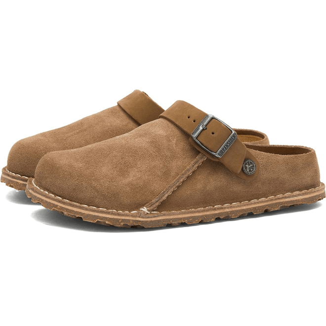 Birkenstock Lutry Premium Grey Taupe Suede B1025293