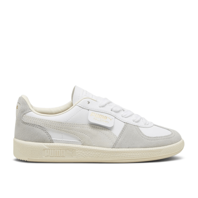 Puma Palermo Leather Big Kid 'White Cool Light Grey' 