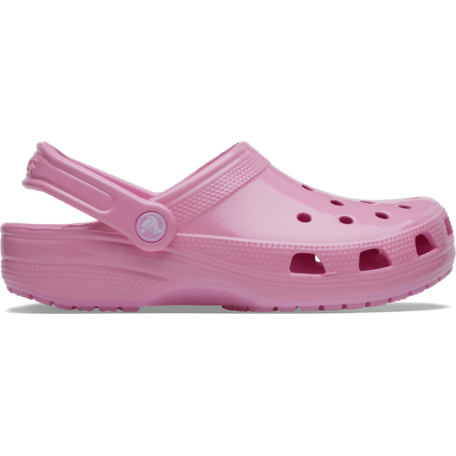 Crocs Unisex Classic High Shine Clogs Pink Tweed 