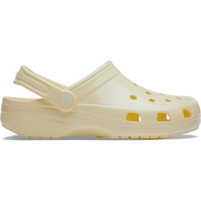 Crocs Unisex Classic High Shine Clogs Buttercream 