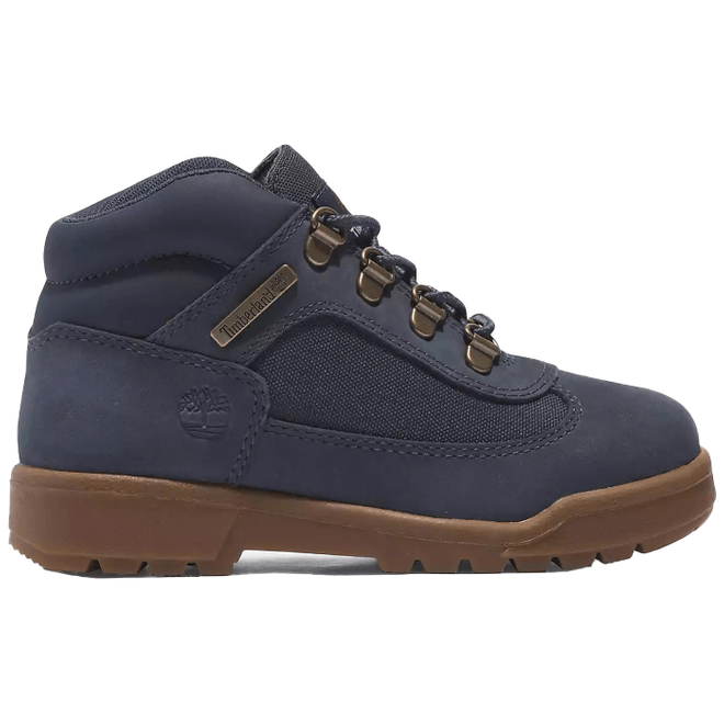 Timberland Field Boot Mid Lace Up Dark Blue Nubuck (GS)