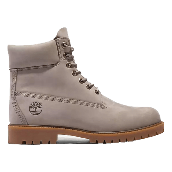 Timberland Heritage 6 Inch Lace Up Waterproof Light Taupe Nubuck